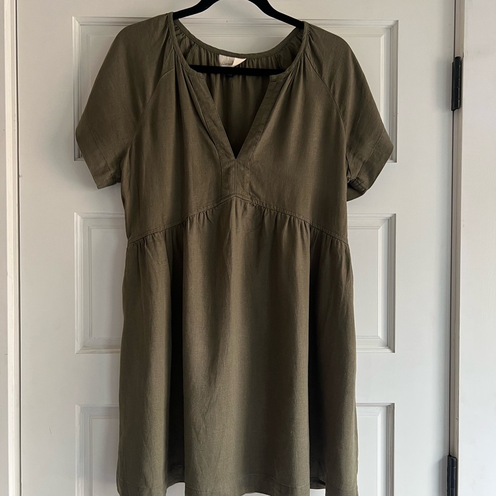 Olive Green Women's Dress